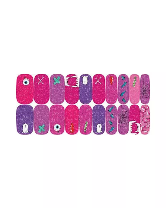 Ahh! Real Monsterz! Glitter Stick On Nails