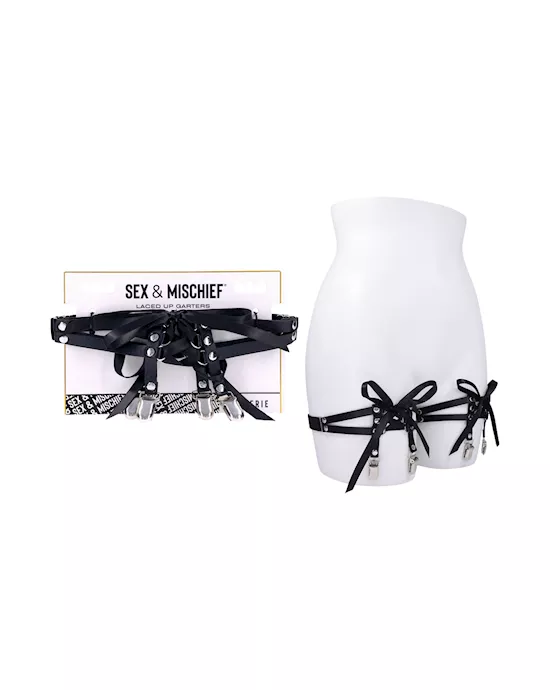 Sex & Mischief Laced Up Garters