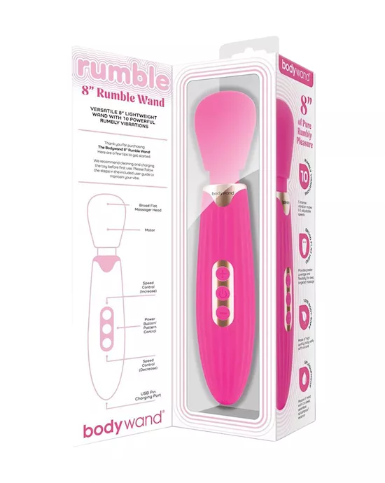 Bodywand Rumble Wand Vibrator 8 Inch