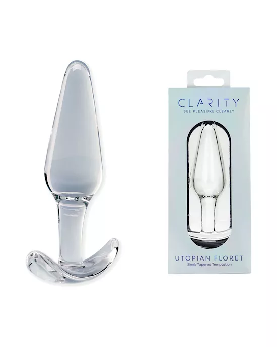 Clarity Glass Utopian Floret Dildo