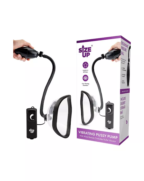 Size Up Vibrating Pussy Pump