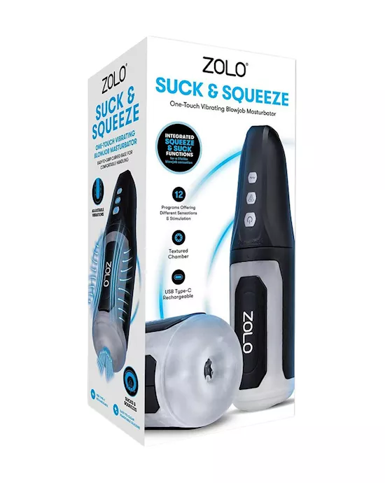 Suck & Squeeze Vibrating Blowjob Masturbator