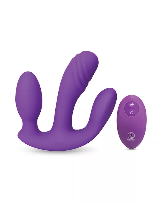 Blended Pleasure Triple-pronged Vibrator