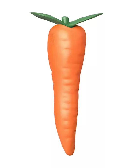 Carrot Silicone Vibrator