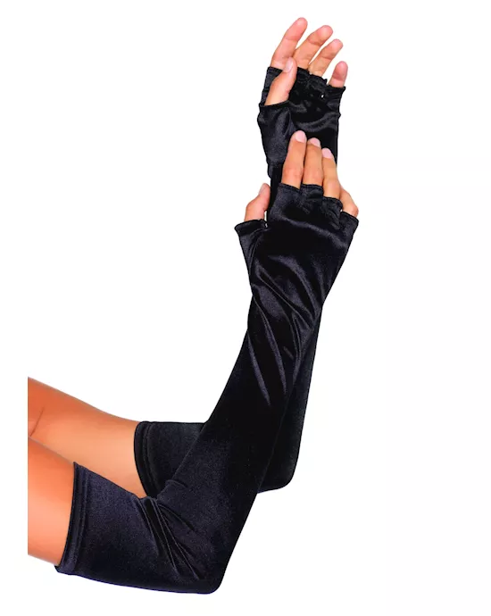 BQ Velvet Opera Fingerless Glove