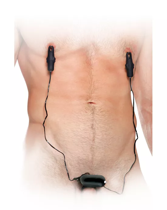 Vibrating COCKRING & NIPPLE CLAMPS