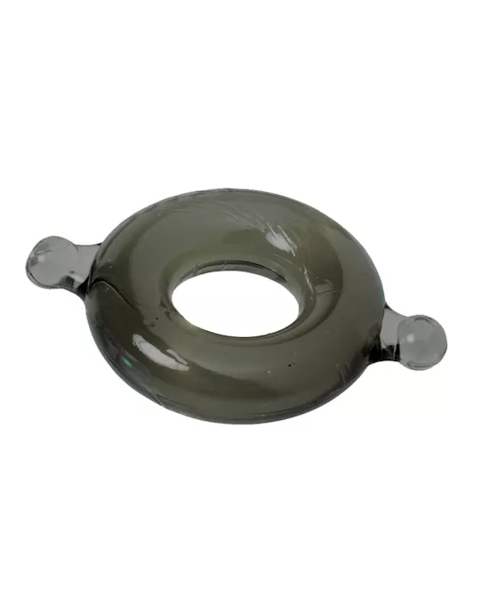 Elastomer Cock Ring Black- Large