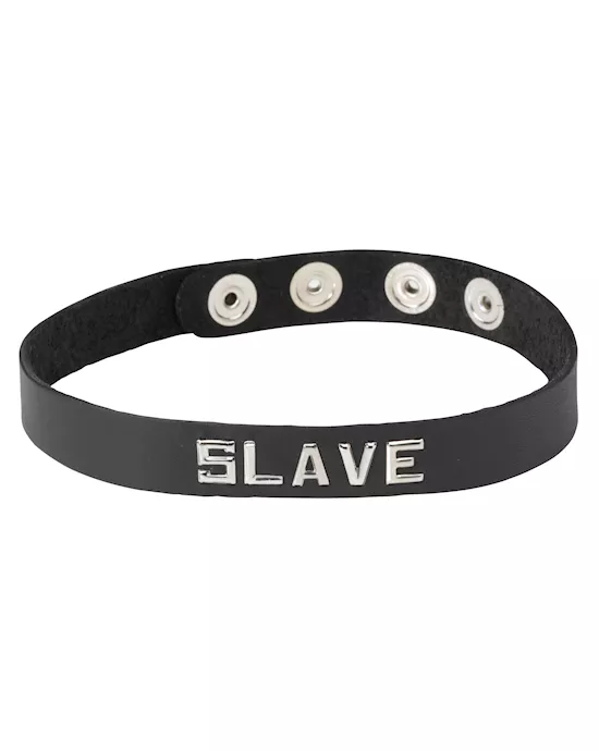 LEATHER COLLAR SLAVE