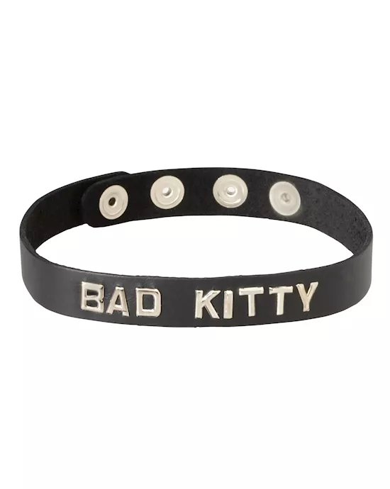Leather Collar Bad Kitty