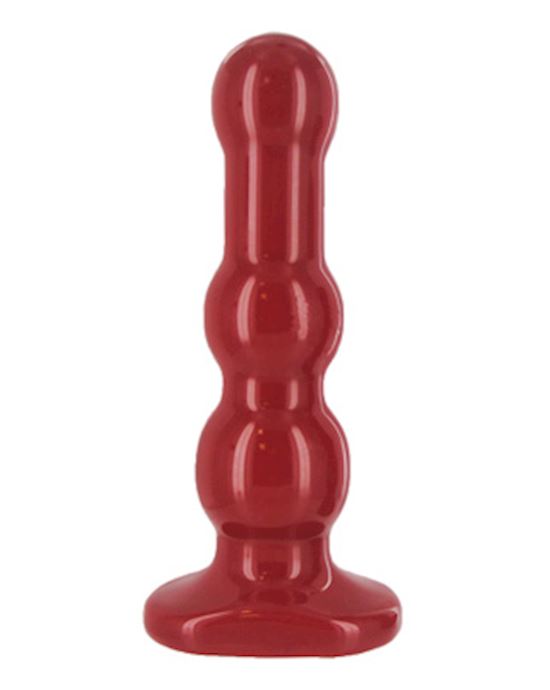 Scarlet Overload Beaded Anal Plug Large