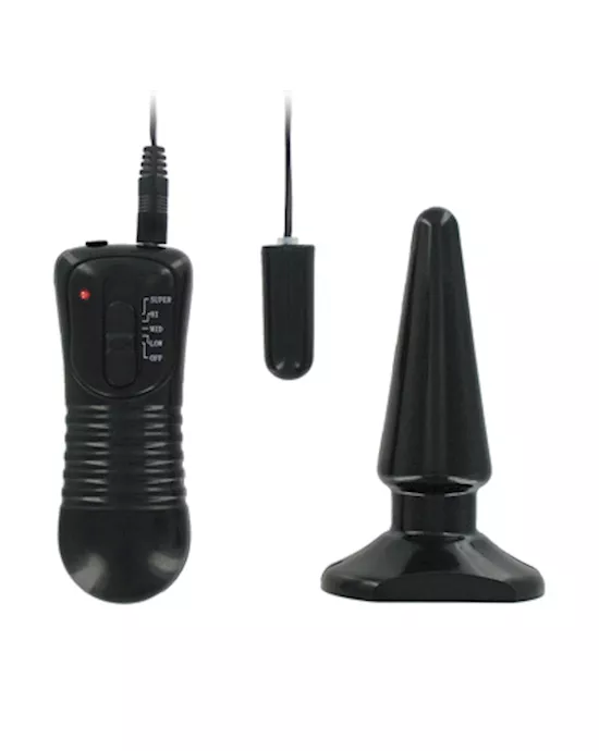4X Ultra-Firm Vibrating Butt Plug