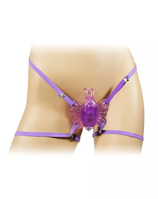 10 Function Vibrating Butterfly Harness. 87165 - Adulttoymegastore AU 10 Function Vibrating Butterfly Harness. 87165 - Adulttoymegastore AU