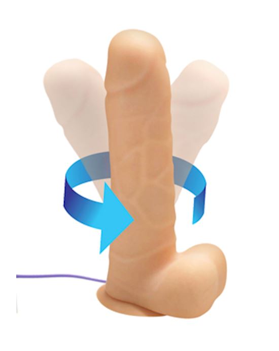 Sexflesh Turning Tom Rotating Dildo
