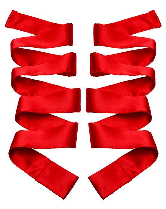 Scarlet  Satin Sash Set