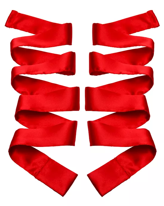 Scarlet  Satin Sash Set