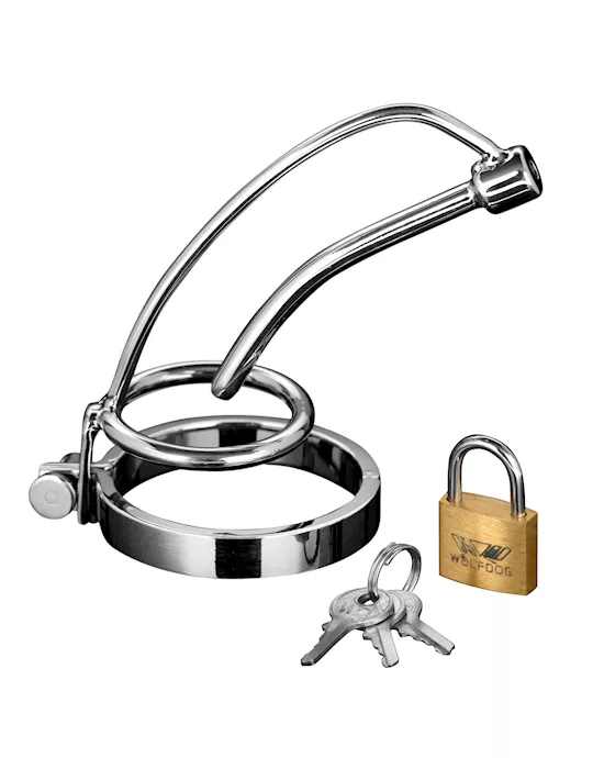 Asylum Locking Chastity Brace