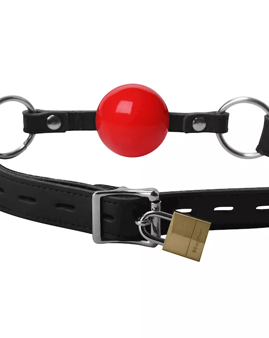 Classic Locking Silicone Ball Gag
