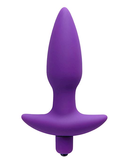 Aria Vibrating Silicone Anal Plug- Medium