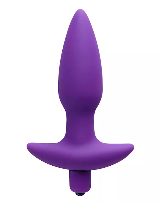 Aria Vibrating Silicone Anal Plug Medium