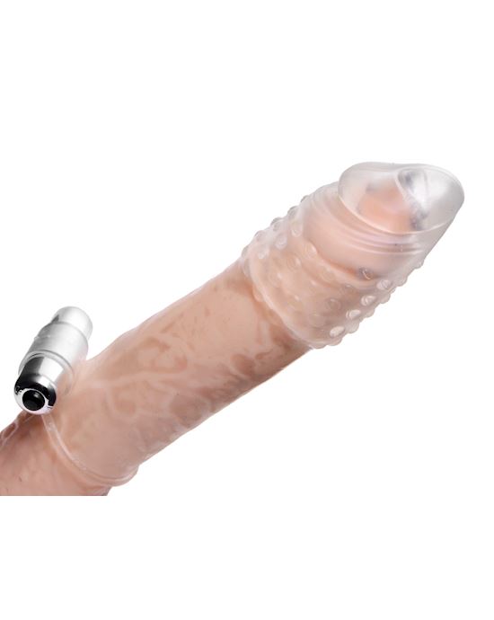 Clear Sensations Penis Extender Vibro Sleeve With Bullet