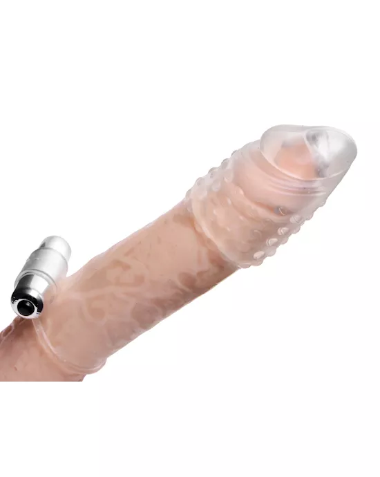 Clear Sensations Penis Extender Vibro Sleeve With Bullet