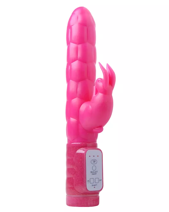7 Function Throbbing Shaft Rabbit Vibe