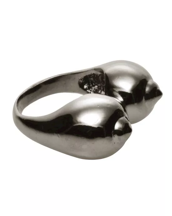 Boob Stainless Steel Finger Ring