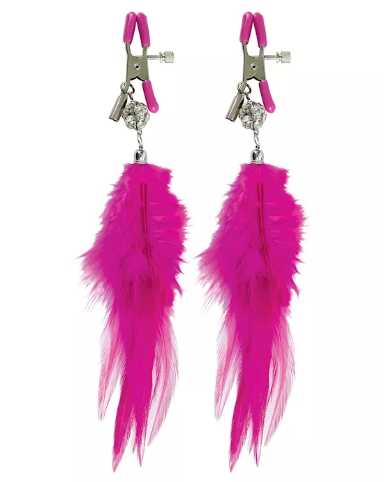Fetish Fantasy Series Fancy Feather Nipple Clamps