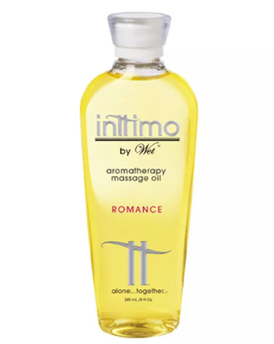 Inttimo by Wet Aromatherapy Massage and Bath Oil 8oz 240ml Romance