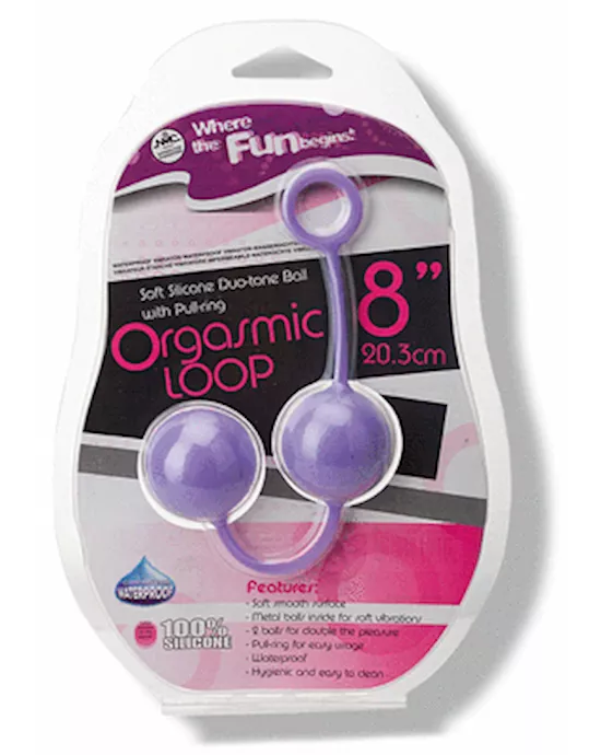 Silicone Coated Orgasmic Loop Duo Balls