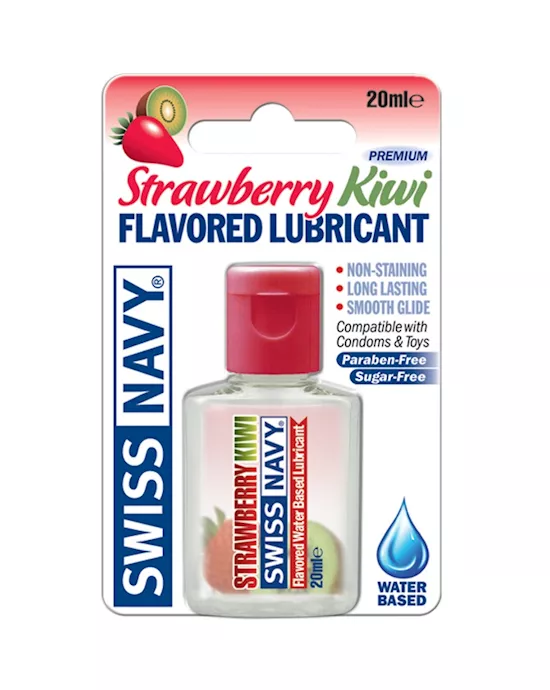 Swiss Navy Strawberry Kiwi Lubricant 06oz 20ml