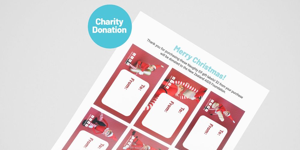 We've Released Limited-edition Christmas Gift Tags to Fundraise for NZAF!